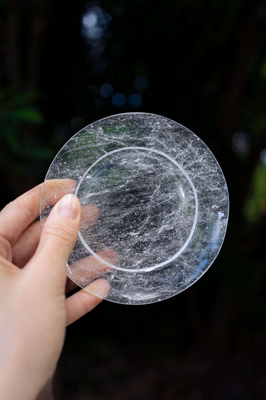 Clear Quartz Plate